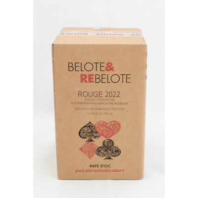 Vignoble Belot Belote & Rebelote Saint Chinian 5 liter